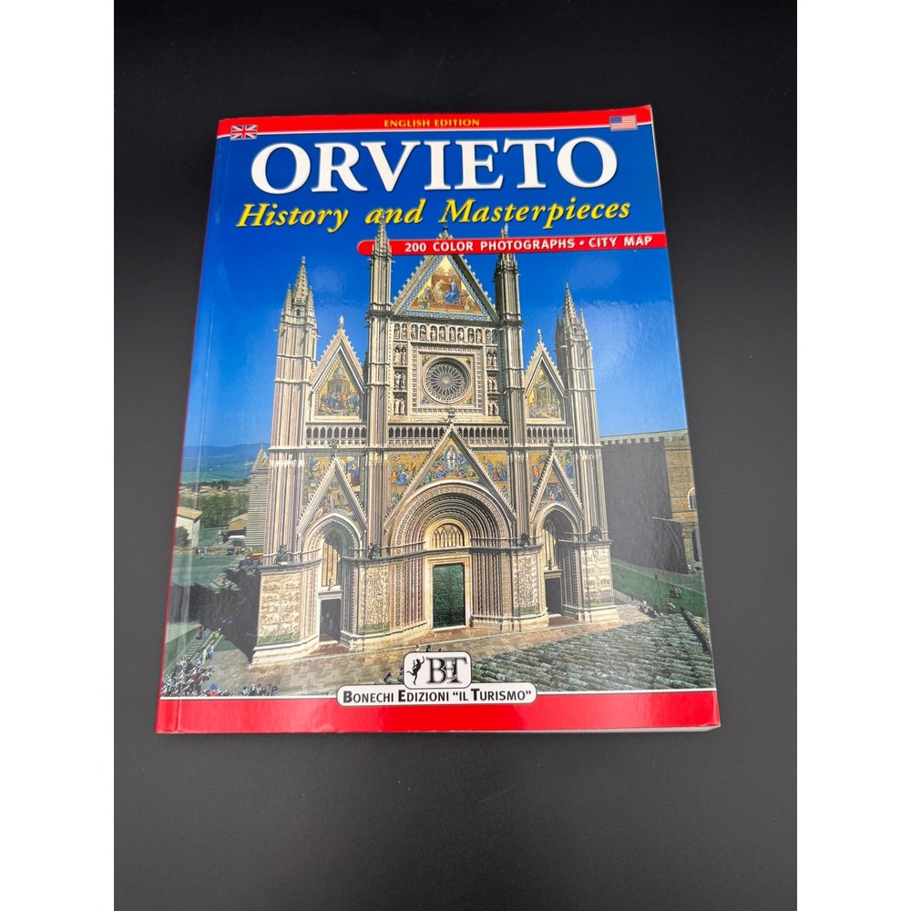 Orvieto History and Masterpieces Piero Torriti Bonechi Guide Book 2006 City Map